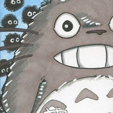 Схема вышивки «Тоторо»