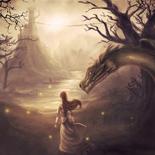 Схема вышивки «Дракон»