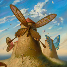 Схема вышивки «Мельница»