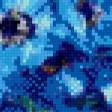 Предпросмотр схемы вышивки «васильки» (№545022)