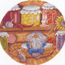 Схема вышивки «Домовенок-оберег»