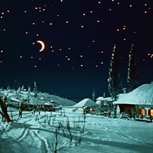 Схема вышивки «старинное рождество»