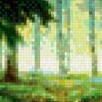 Предпросмотр схемы вышивки «лесное озеро» (№545160)