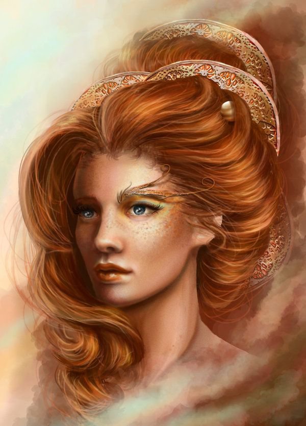 jennifer healy - живопись, рисунок, фентези - оригинал