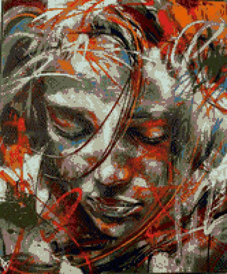 David Walker "Графити" - рисунок, графити, портрет - предпросмотр