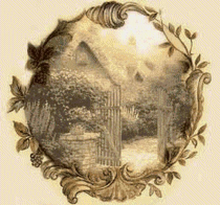 пейзаж - монохром, город, пейзаж - предпросмотр