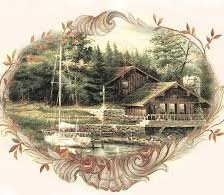 Схема вышивки «пейзаж»