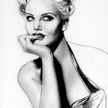 Схема вышивки «знаменитости»