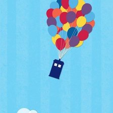 Схема вышивки «TARDIS»