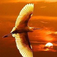 Схема вышивки «Закат»