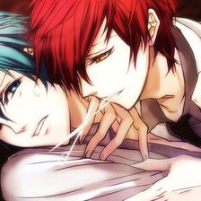 Схема вышивки «Акаши и Куроко»