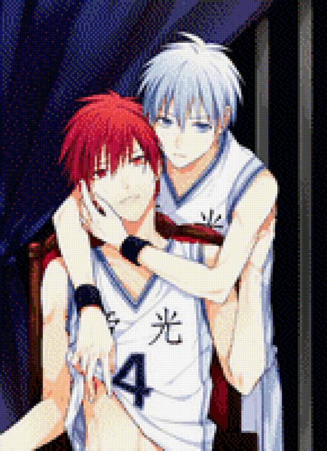 Акаши и Куроко - kuroko no basuke, яой, акаши, баскетбол куроко, куроко - предпросмотр