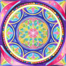 Схема вышивки «Мандала Изобилие»