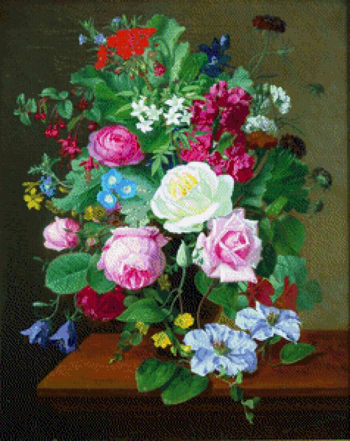 натюрморт - картина, натюрморт, цветы, картины - предпросмотр