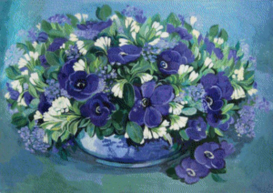 натюрморт - картина, натюрморт, картины, цветы - предпросмотр