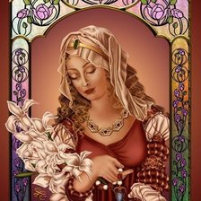 Схема вышивки «мадонна 2»