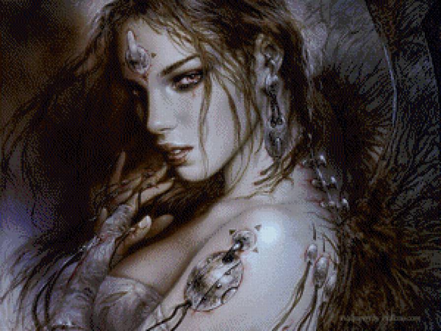 луис ройо 3 - фентези, луис ройо, девушка, амазонка - предпросмотр