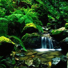 Схема вышивки «Водопад»