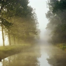 Схема вышивки «Утро туманное»