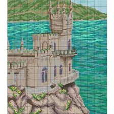 Схема вышивки «Ласточкино гнездо»