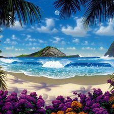 Схема вышивки «МОРЕ»