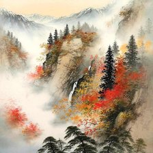 Схема вышивки «дымка»