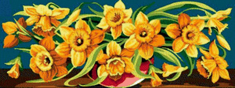 Нарциссы - cveti - предпросмотр