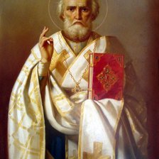 Схема вышивки «Николай Чудотворец разбивка 1»