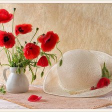 Схема вышивки «маки»