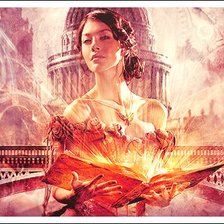 Схема вышивки «Механическая принцесса»