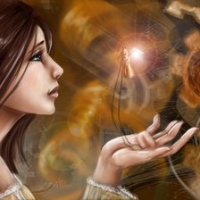 Схема вышивки «Механическая принцесса»