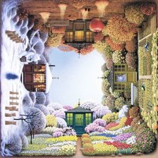 Схема вышивки «времена года»