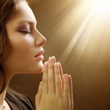 Схема вышивки «в молитве»