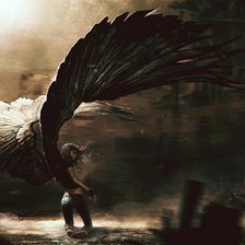 Схема вышивки «ангел»