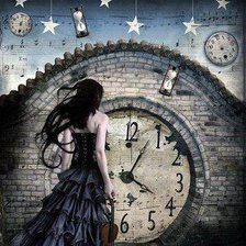 Схема вышивки «скрипачка»