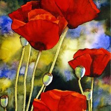 Схема вышивки «акварель»