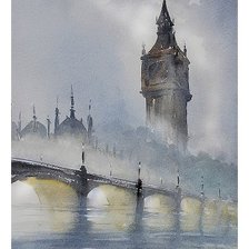 Схема вышивки «акварель»