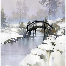 Схема вышивки «акварель»