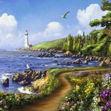 Схема вышивки «маяк 2»