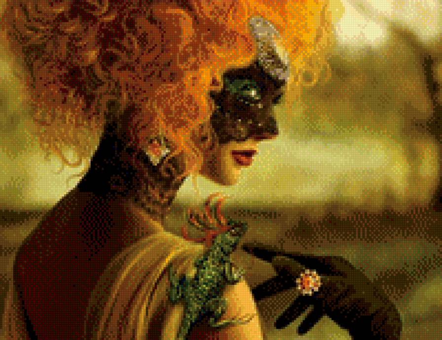 Загадка - загадка, леди, маска - предпросмотр