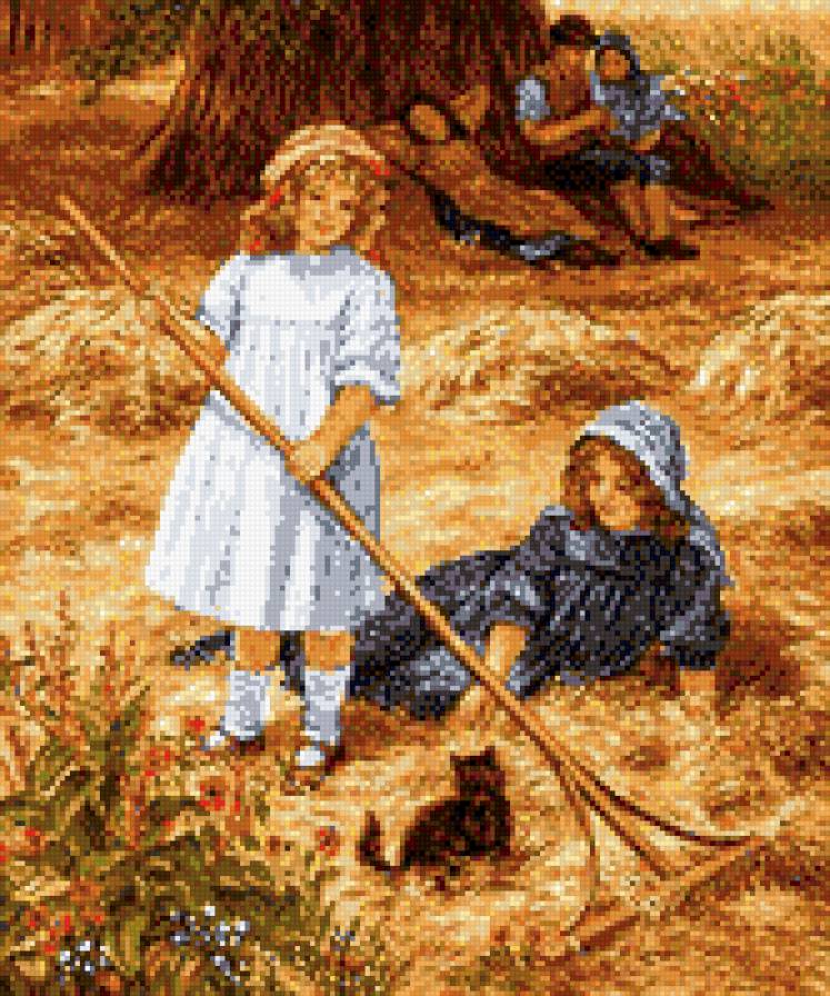 осень - осень, природа, дети - предпросмотр