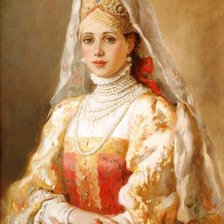 Схема вышивки «серия "русская красавица"»