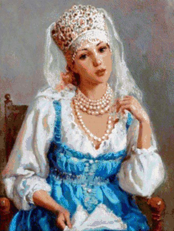 серия "русская красавица" - красавица, девушка - предпросмотр