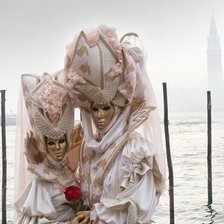 Схема вышивки «maschere di carnevale»