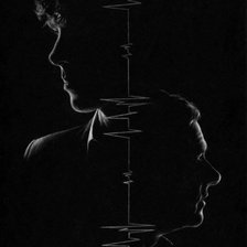 Схема вышивки «Шерлок-Ватсон»