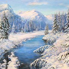 Схема вышивки «Зимняя сказка»