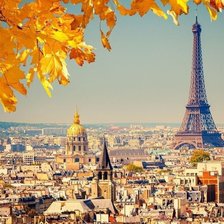 Схема вышивки «Осень в Париже»