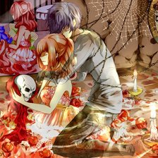 Схема вышивки «Я люблю тебя»