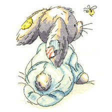 Схема вышивки «Зайка»