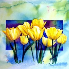 Схема вышивки «акварель»